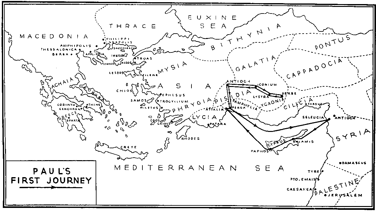 Paul's First Journey
